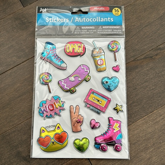 Holographic Sticker Packs, Puffy Sparkly Kids Stickers, Paper Crafts 3D Design - Picture 2 of 7